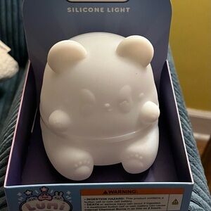 NWT White Silicone Cute Panda Night Light from Lumi Pals